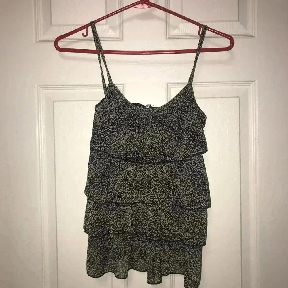 🧽Cheetah Print layered tank top